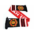 Rot-Weiß-Schwarz - Front - Manchester United FC Glory Jacquard Knit Scarf