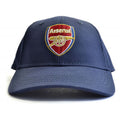 Marineblau - Front - Baseballkappe mit Arsenal-FC-Logo