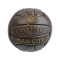 Braun - Front - Manchester City FC Retro Leder Ball