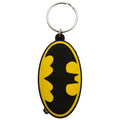 Schwarz-Gelb - Front - Batman - Symbol Schlüsselanhänger