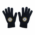 Schwarz - Front - Chelsea FC - Kinder Handschuhe, Jerseyware