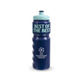 Marineblau-Himmelblau - Front - UEFA Champions League - Wasserflasche, Kunststoff