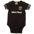 Weinrot-Schwarz - Back - West Ham United FC - Schlafanzug für Baby (2er-Pack)