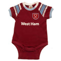 Weinrot-Schwarz - Side - West Ham United FC - Schlafanzug für Baby (2er-Pack)
