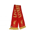 Rot-Gold - Back - Liverpool FC - Schal für Herren-Damen Unisex