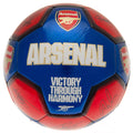Blau-Rot - Side - Arsenal FC - "Victory Through Harmony" Fußball mit Unterschriften