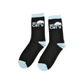 Schwarz-Himmelblau - Front - My City Socken für Herren-Damen Unisex
