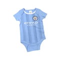 Himmelblau-Weiß-Weinrot - Back - Manchester City FC - Bodysuit für Baby (2er-Pack)