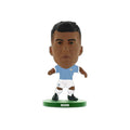 Himmelblau-Weiß - Front - Manchester City FC - Fußball-Figur "Rodri", "SoccerStarz"