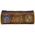 Braun-Bunt - Front - Harry Potter - Hogwarts Wappen - Schreibmäppchen