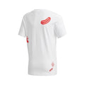 Weiß-Rot - Back - Adidas - T-Shirt Abzeichen für Kinder