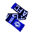 Blau-Marineblau-Weiß - Back - Chelsea FC Fußball Strick-Schal Nero Design