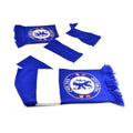 Blau-Weiß - Side - Chelsea FC Fußballschal mit offiziellem Clubwappen