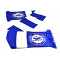 Blau-Weiß - Front - Chelsea FC Fußballschal mit offiziellem Clubwappen