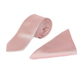 Pink - Front - Burton - Krawatte und Einstecktuch Set für Herren
