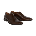 Hellbraun - Front - Burton - Herren Oxford-Schuhe "1904", Unifarben, Leder
