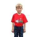 Rot-Weiß - Front - British Country Collection - "Farmyard" T-Shirt für Kinder
