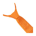 Orange-Gold - Back - Supreme Products - Turnier-Krawatte für Herren-Damen Unisex