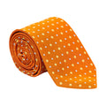 Orange-Gold - Side - Supreme Products - Turnier-Krawatte für Herren-Damen Unisex