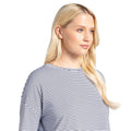 Marineblau - Side - Craghoppers - "Nosilife Cora" T-Shirt für Damen Langärmlig
