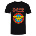 Schwarz - Front - Wonder Woman - T-Shirt für Herren-Damen Unisex