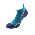Blau - Back - 1000 Mile - Liner Socken für Herren (2er-Pack)