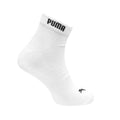 Weiß - Side - Puma - "Quarter" Socken für Herren (3er-Pack)