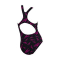 Schwarz-Pink - Back - Speedo - "Boom" Badeanzug Spritzschutz  für Mädchen - Kostüm