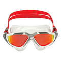 Weiß-Silber-Rot - Front - Aquasphere - "Vista" Schwimmbrille Verspiegelt für Herren-Damen Unisex