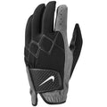 Schwarz-Grau - Front - Nike - Golfhandschuh, Allwetter - Silikon, Nylon, Polyurethan, Spandex