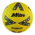 Gelb - Front - Mitre - "Ultimatch One" Fußball 2024
