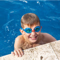 Blau-Rot - Side - Zoggs - "Ripper" Getönt Schwimmbrille für Kinder