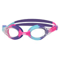 Aquablau-Violett-Transparent - Front - Zoggs - "Bondi" Schwimmbrille Transparent für Kinder