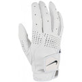 Weiß-Schwarz - Front - Nike - Damen 2020 - Rechtshänder Golf-Handschuh "Tour Classic III", Leder