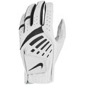 Weiß-Schwarz - Front - Nike - 2020 - Linkshänder Golf-Handschuh "Dura Feel IX", Leder