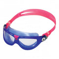 Blau-Pink - Back - Aquasphere - "Seal 2" Transparent Schwimmbrille für Kinder