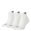 Weiß - Front - Puma - "Quarter" Socken für Herren-Damen Unisex