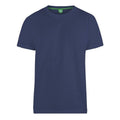 Marineblau - Front - Duke Herren T-Shirt Flyers-1 mit Rundhalsausschnitt