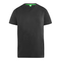 Schwarz-Weiß - Back - Duke Herren T-Shirt Fenton D555, Kingsize, Rundhalsausschnitt, 2er-Packung