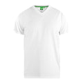 Schwarz-Weiß - Side - Duke Herren T-Shirt Fenton D555, Kingsize, Rundhalsausschnitt, 2er-Packung