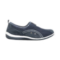 Marineblau - Back - Boulevard Damen Freizeitschuhe - Sneakers - Schuhe mit Reißverschluss