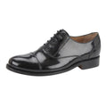 Schwarz - Front - Kensington - Herren Oxford-Schuhe, Leder