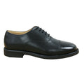 Schwarz - Side - Grafters - Herren Oxford-Schuhe "Cadet", Leder