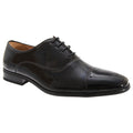 Schwarz glänzend - Front - Goor Herren Oxford Glanz Schuhe