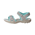 Hellgrau-Mint - Lifestyle - PDQ Damen Sport Sandale - Trekkingsandale mit Klettverschluss