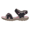 Marineblau-Grau - Side - PDQ Damen Sport Sandale - Trekkingsandale mit Klettverschluss