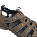 Dunkles Taupe-Orange - Lifestyle - PDQ Herren Sandale - Trekking-Sandale