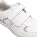 Weiß-Grau - Lifestyle - Dek Drive Herren Gras-Bowl-Schuhe mit Klettverschluss, im Sneaker-Stil
