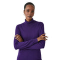 Violett - Side - Principles - Pullover Rollkragen für Damen