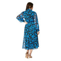 Blau - Back - Principles - Hemdblusenkleid Gestuft für Damen